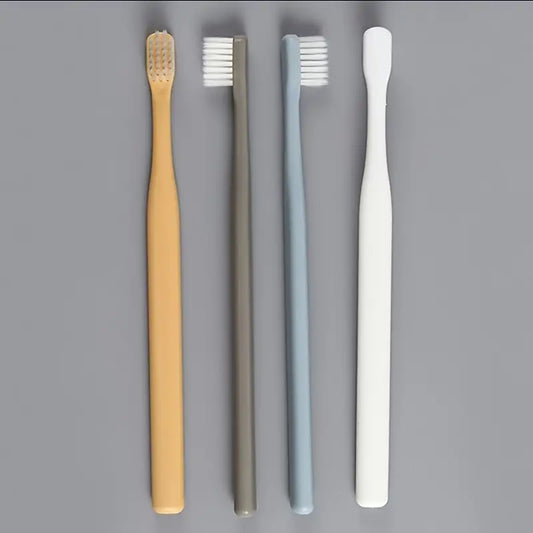 Soft-Bristled Manual Toothbrush Set for Adults (4pcs)
